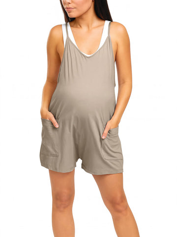 Lasora™ Oversized Pregnancy Jumpsuit Short