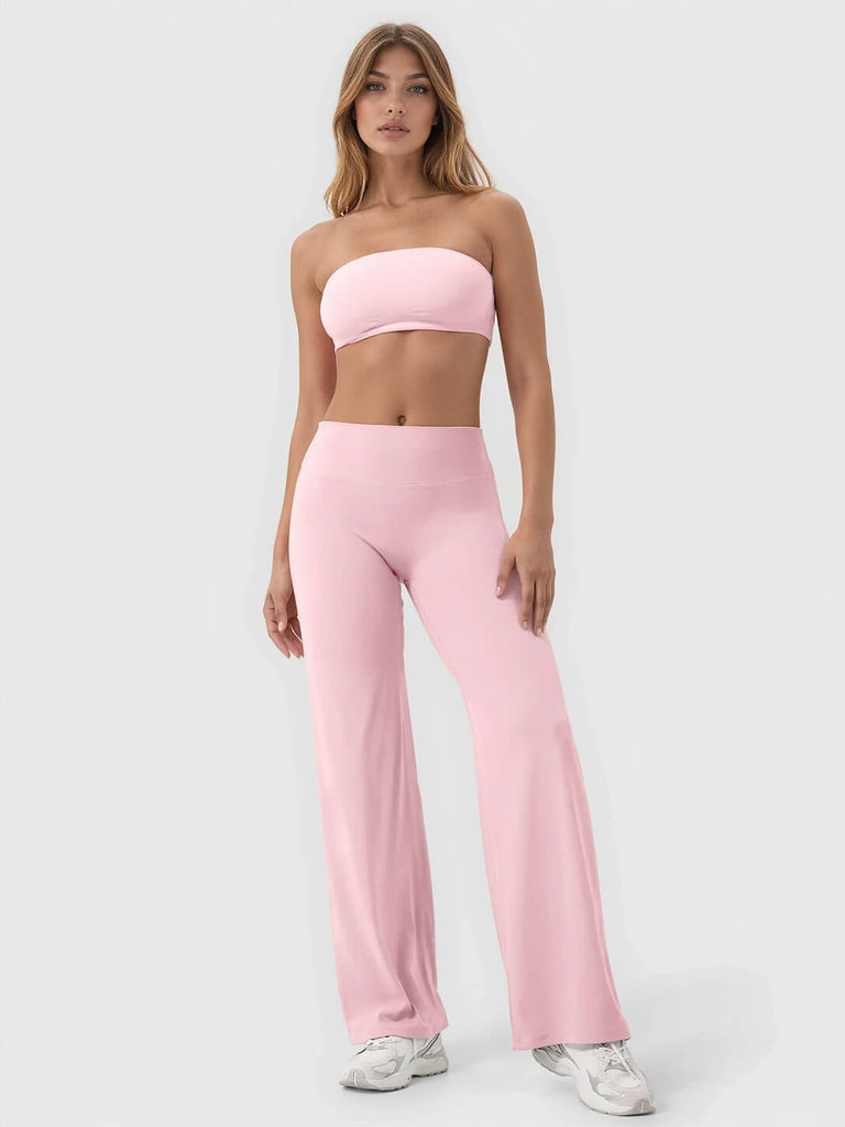 Pink Straight Leg Leggings